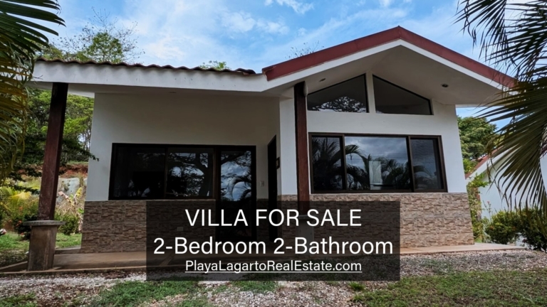 Playa Lagarto Villa 10, furnished 2-bed for sale, $145,000 USD, Guanacaste Costa Rica