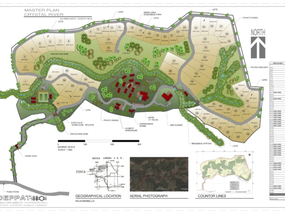 Crystal River Playa Lagarto Master PLAN - playalagartorealestate.com