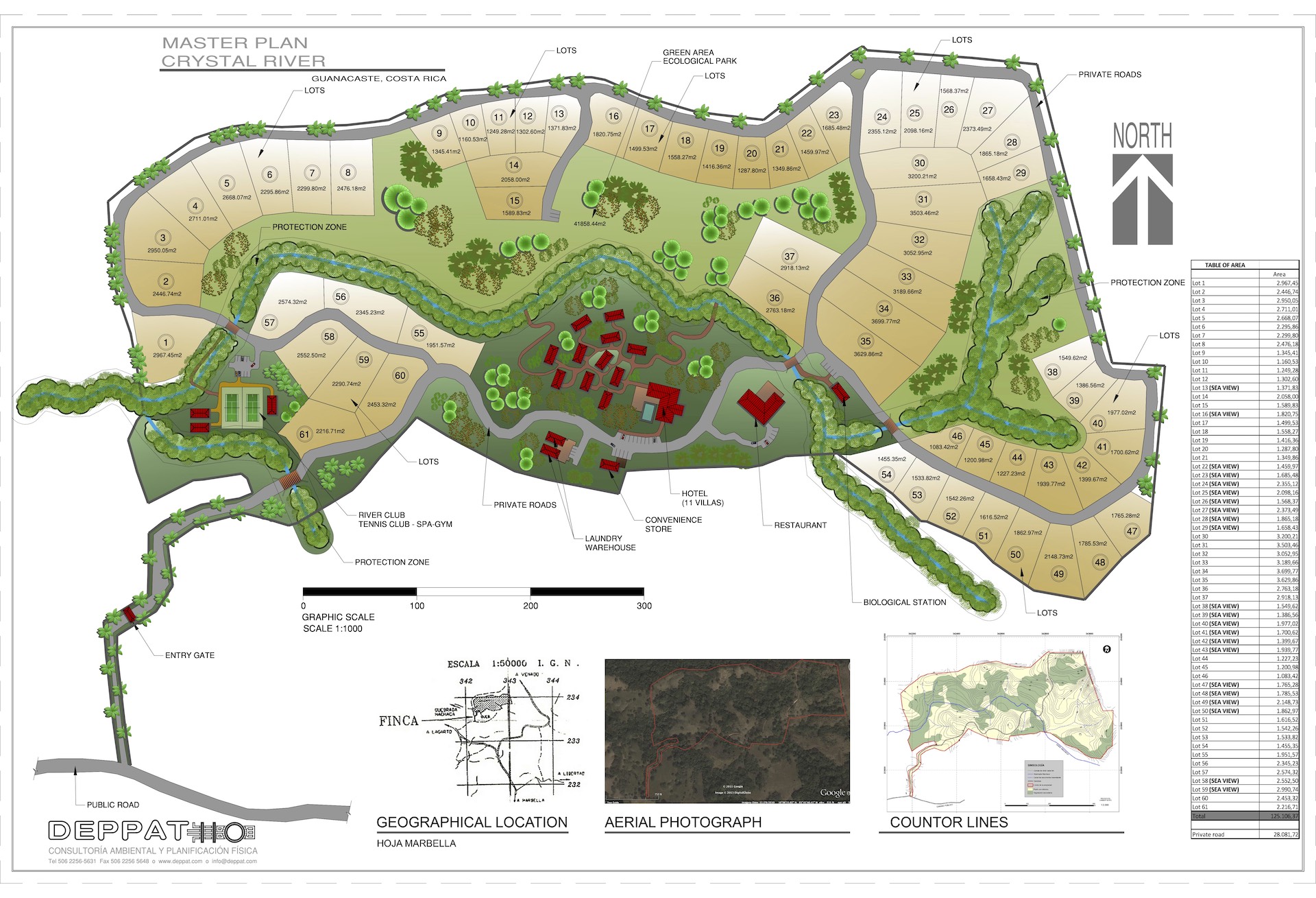 Crystal River Playa Lagarto Master PLAN - playalagartorealestate.com