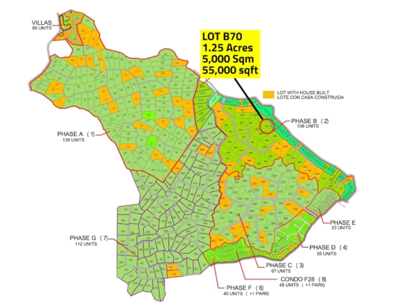 Lot B70 - Playa Lagarto (map)