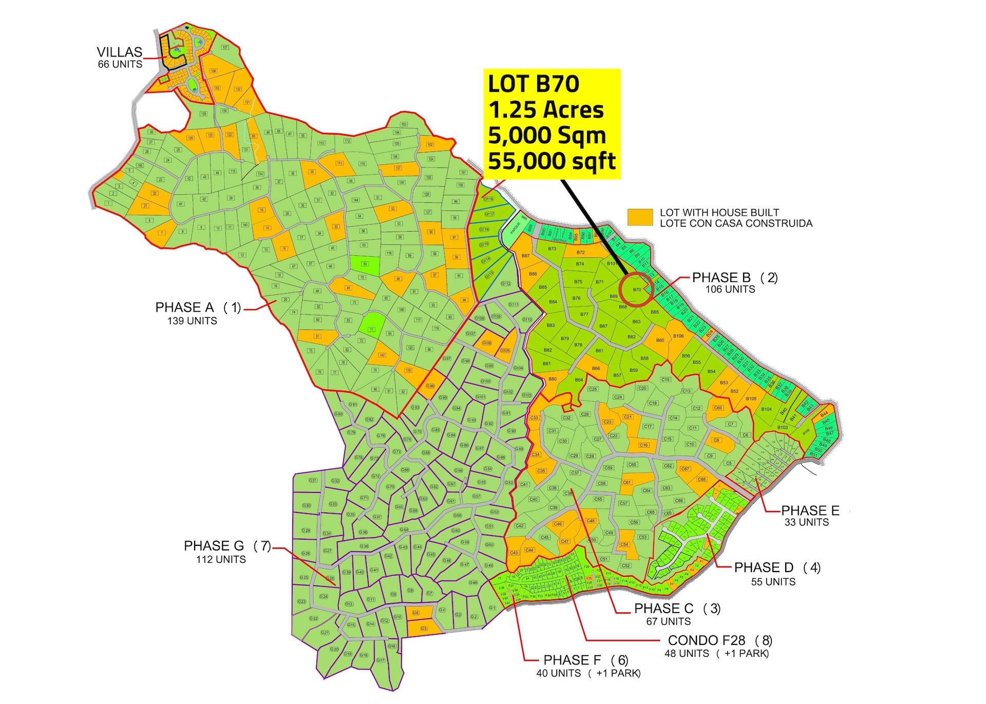 Lot B70 - Playa Lagarto (map)