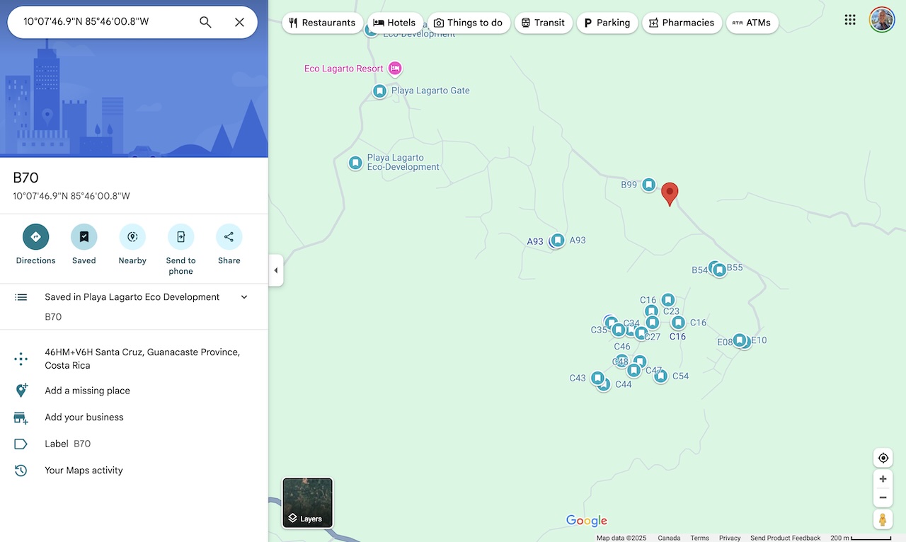Lot B70 for sale in Playa Lagarto