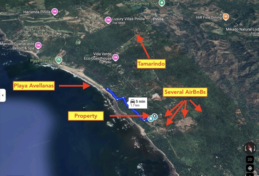 Playa Avellanas Lot For Sale - 1968sqm