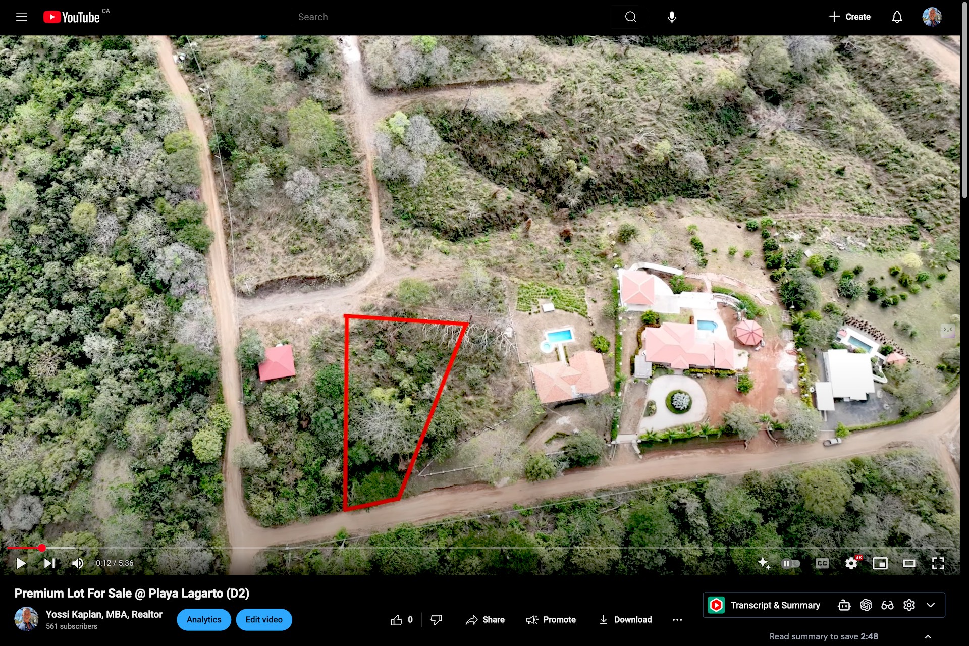 Premium 1/4 Acre Lot in Playa Lagarto (D2)