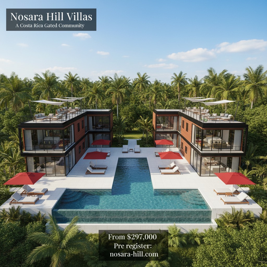 A New, beautiful & Affordable Villa community in Costa Rica, villa & land from only $297,000*!