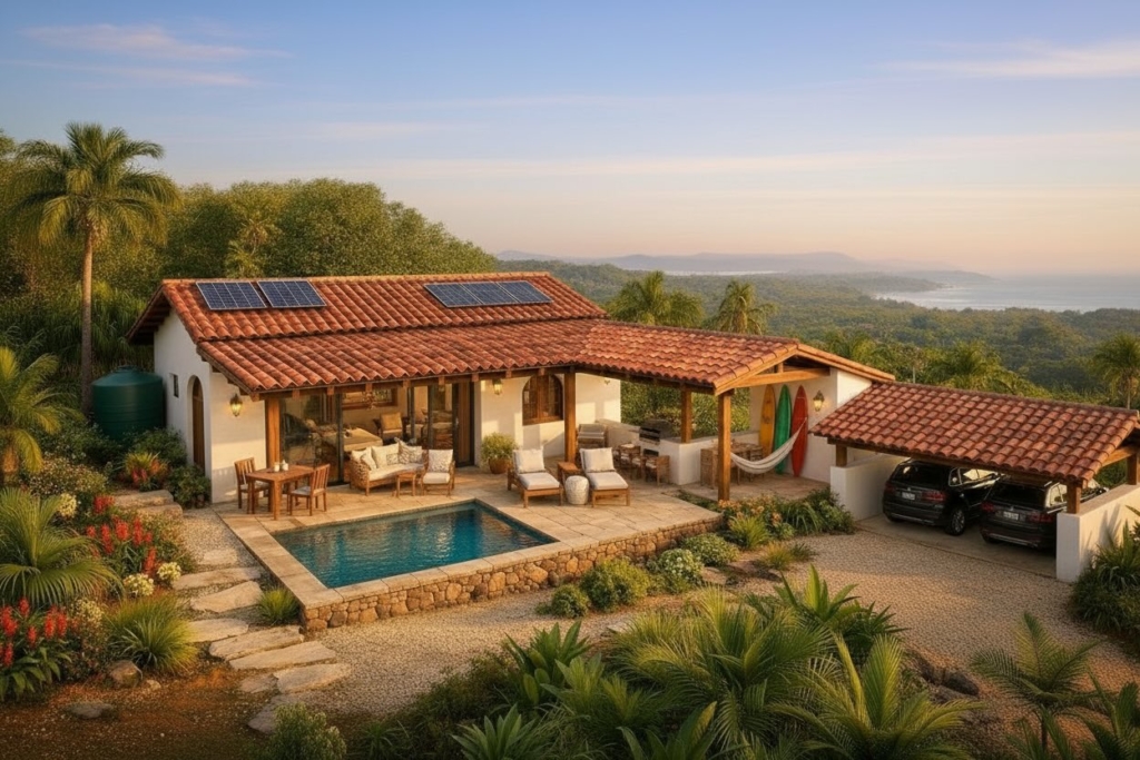 Nanku Village Nosara - Eco Living Community - Model Home by Joseph at Nosara Realty Group