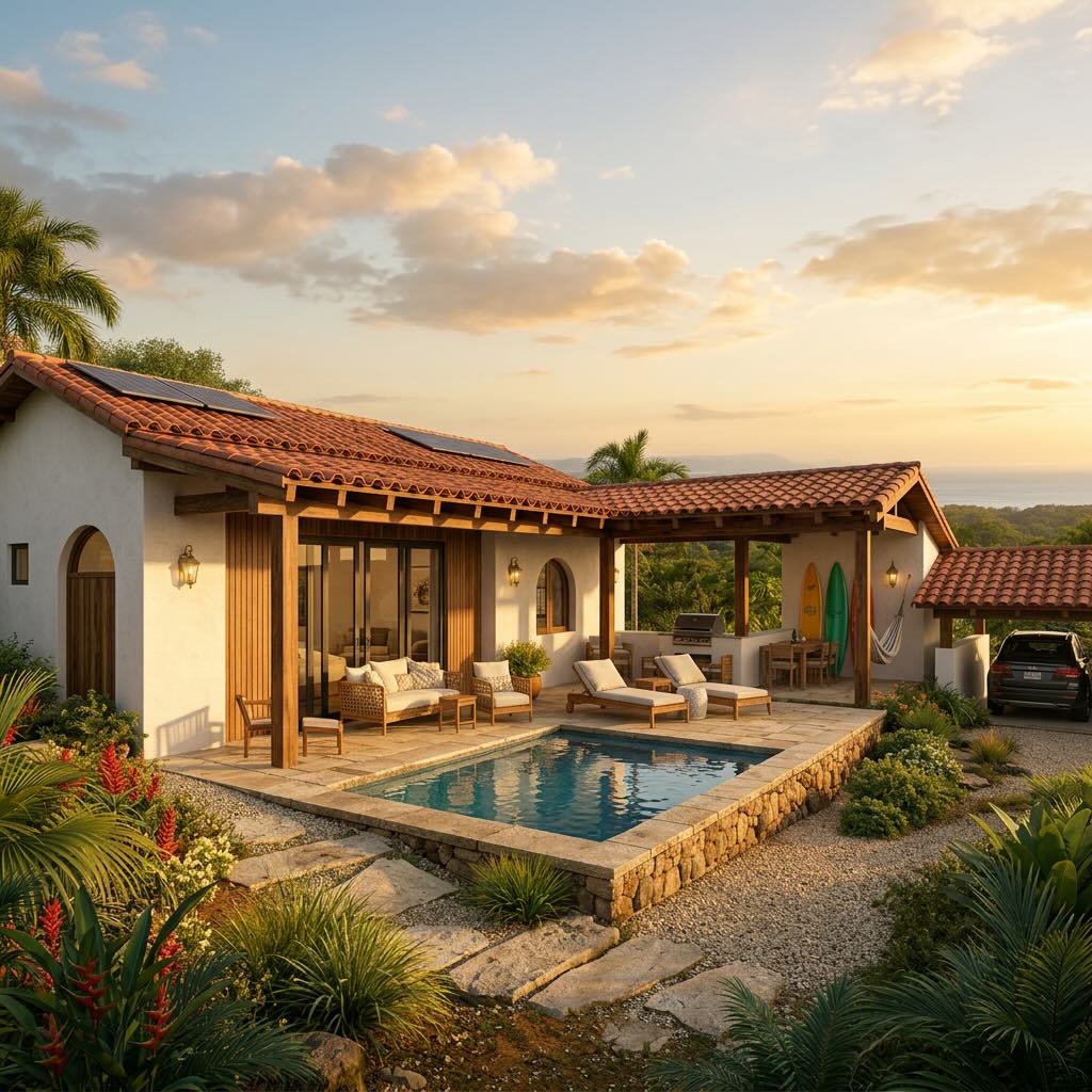 Nanku Village Nosara - Eco Living Community - Model Home by Joseph at Nosara Realty Group