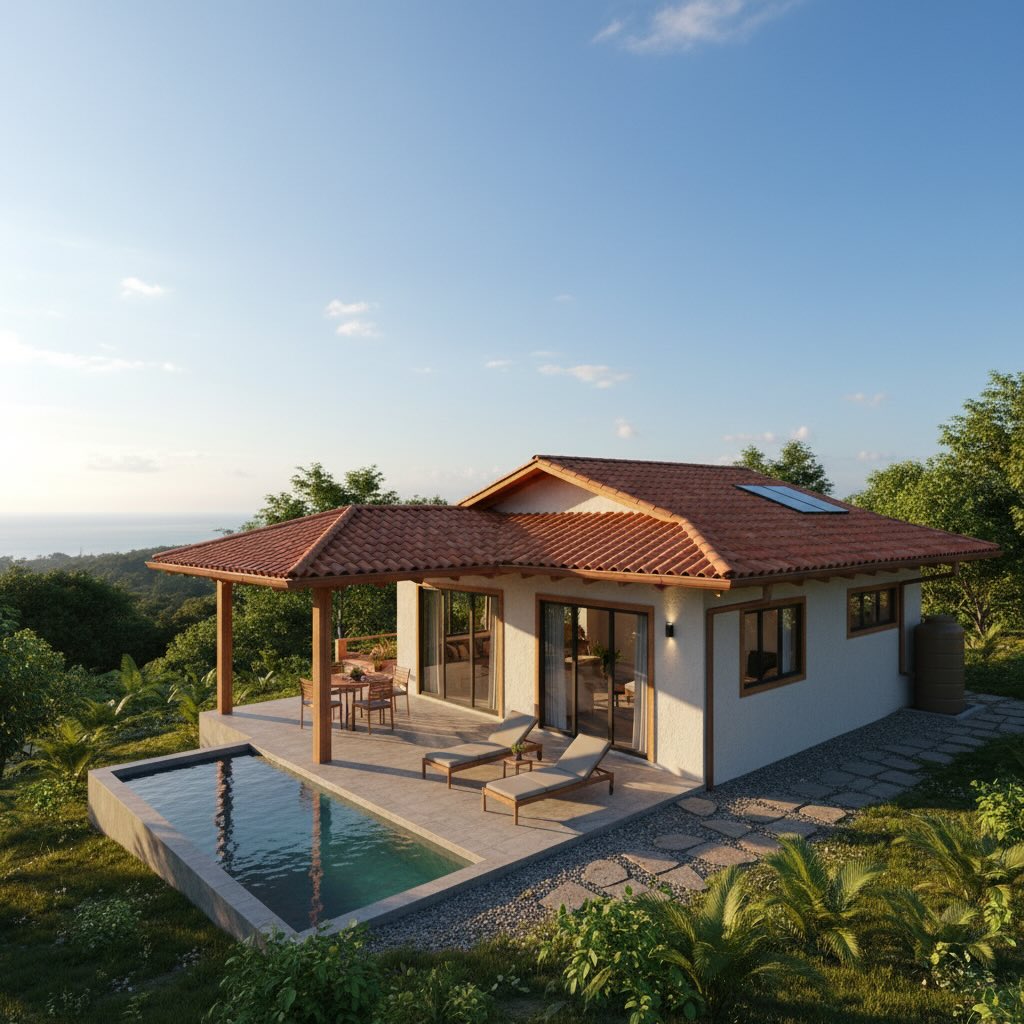 Nanku Village Nosara - Eco Living Community - Model Home by Joseph at Nosara Realty Group