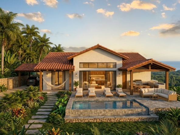 Nanku Village Nosara - Eco Living Community - Model Home by Joseph at Nosara Realty Group