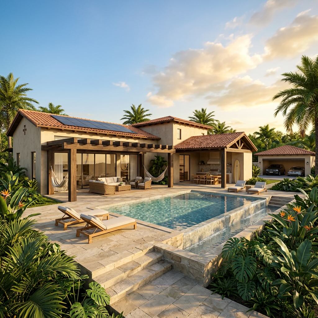 Nanku Village Nosara - Eco Living Community - Model Home by Joseph at Nosara Realty Group