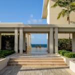 tropical modern villa with private pool ocean view